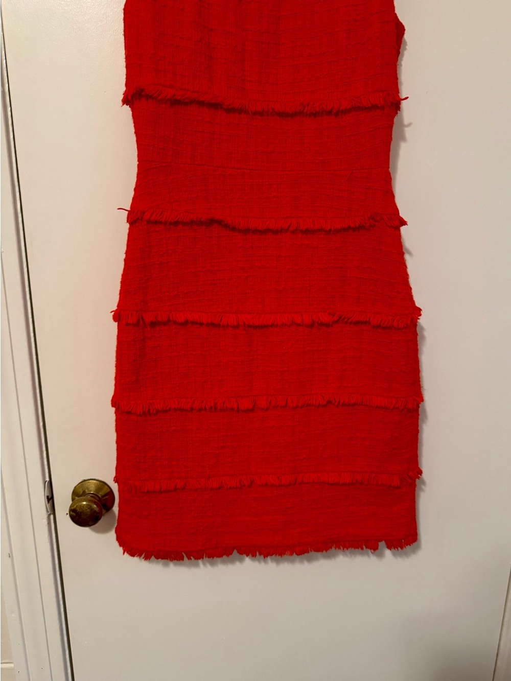 J.Crew Tweed Sheath Fringe Cocktail Dress Size 2 - Picture 5 of 10